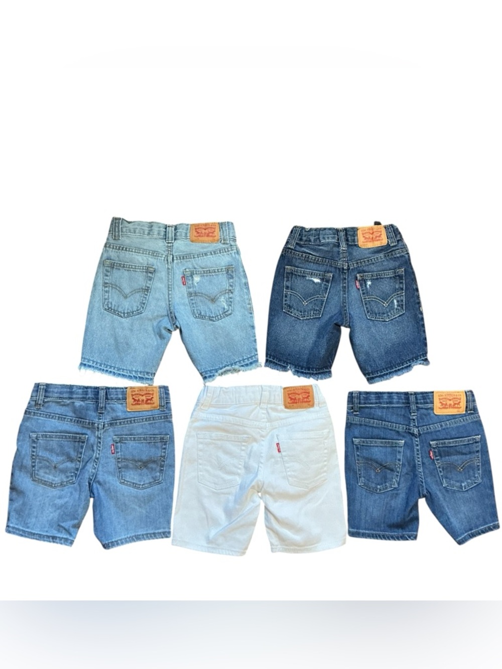 Bundle of 5 Pair Levi’s Denim Shorts